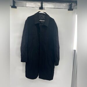 Brooks Brothers black wool pea coat size 44L
